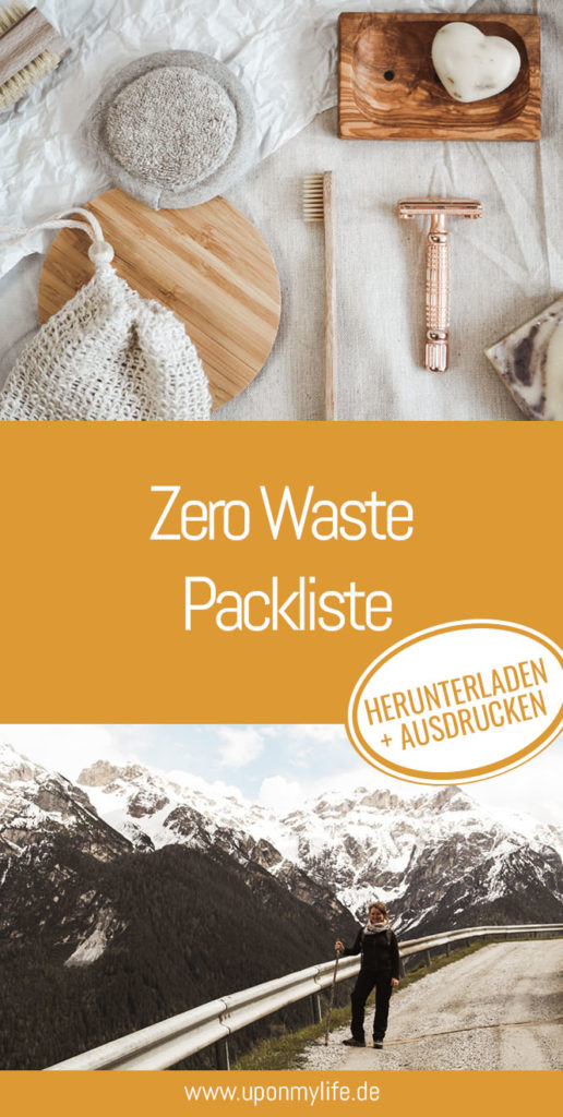 Nachhaltige Packliste Zero Waste