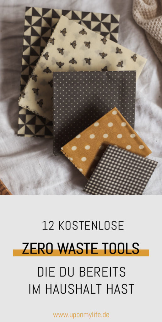 Zero Waste ist nicht teuer: 12 Ideen, die fast nichts kosten zeige ich dir. Einfache Less Waste Alternativen, Omas Gegenstände und Upcycling DIY Ideen. #zerowaste #tools #lesswaste