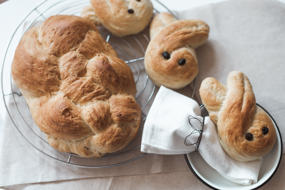 Oster Rezept: Veganes Hefezopf Gebäck für den Osterbrunch