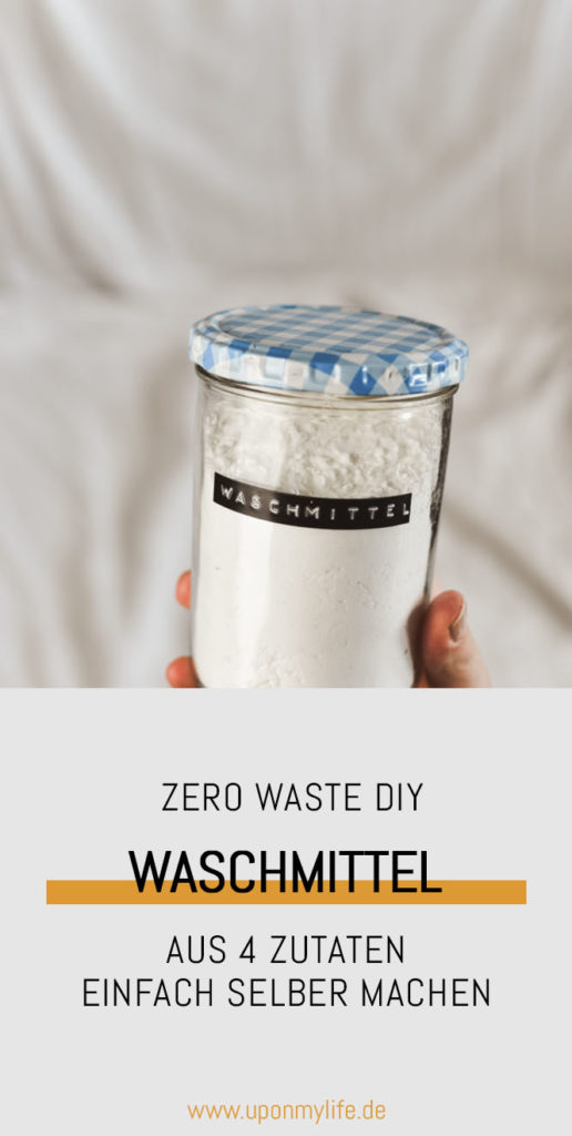Ich zeige dir fünf Möglichkeiten, wie du mit wenig Geld ein Zero Waste - DIY Waschmittel ganz einfach selber machen kannst. #diy #zerowaste #waschmittel