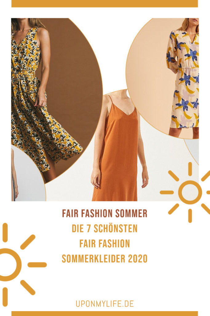 Fair Fashion Sommer: Die 7 schönsten Fair Fashion Sommerkleider 2020 habe ich für euch zusammengestellt. So cool und hochwertig kann Fair Fashion sein. #fairfashion #sommer #nachhaltigkeit