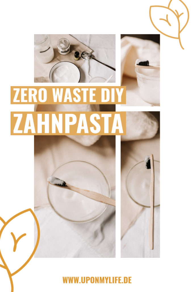 Zero Waste DIY Zahnpasta mit Kokosöl selber machen - einfaches Rezept für die nachhaltige, plastikfreie gesunde Mundhygiene - eine müllfreie Zahncreme. #diy #zerowaste #zahnpasta