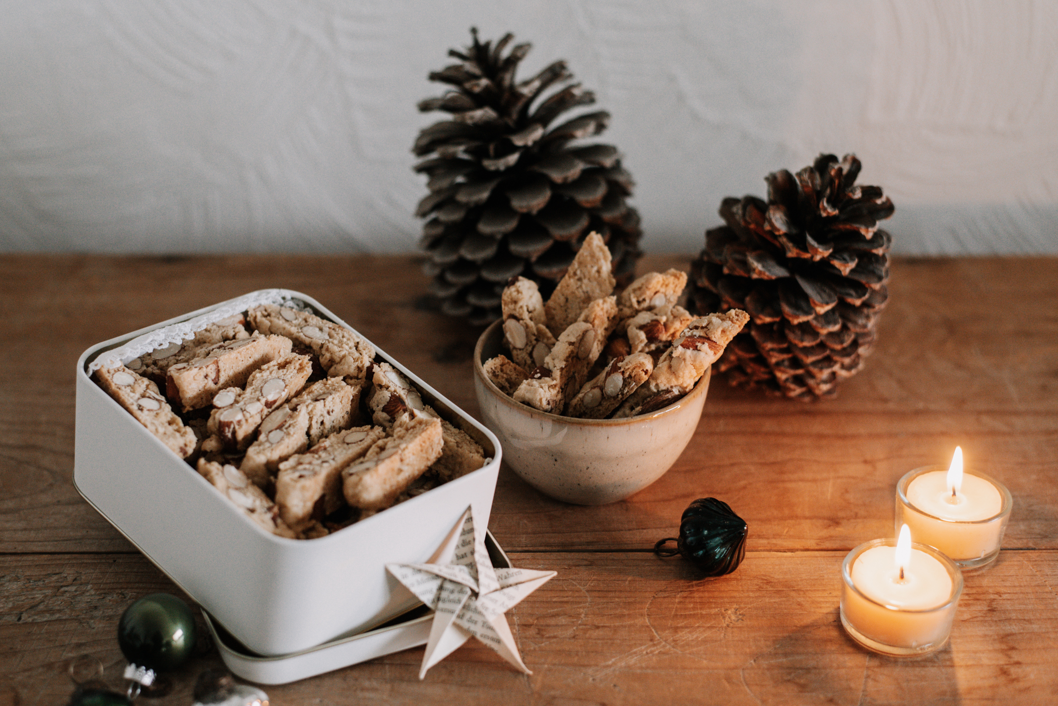 Einfach selber machen: Veganes Rezept für Cantuccini ist total einfach. Die knusprigen Kekse mit Mandeln schmecken perfekt zum Kaffee