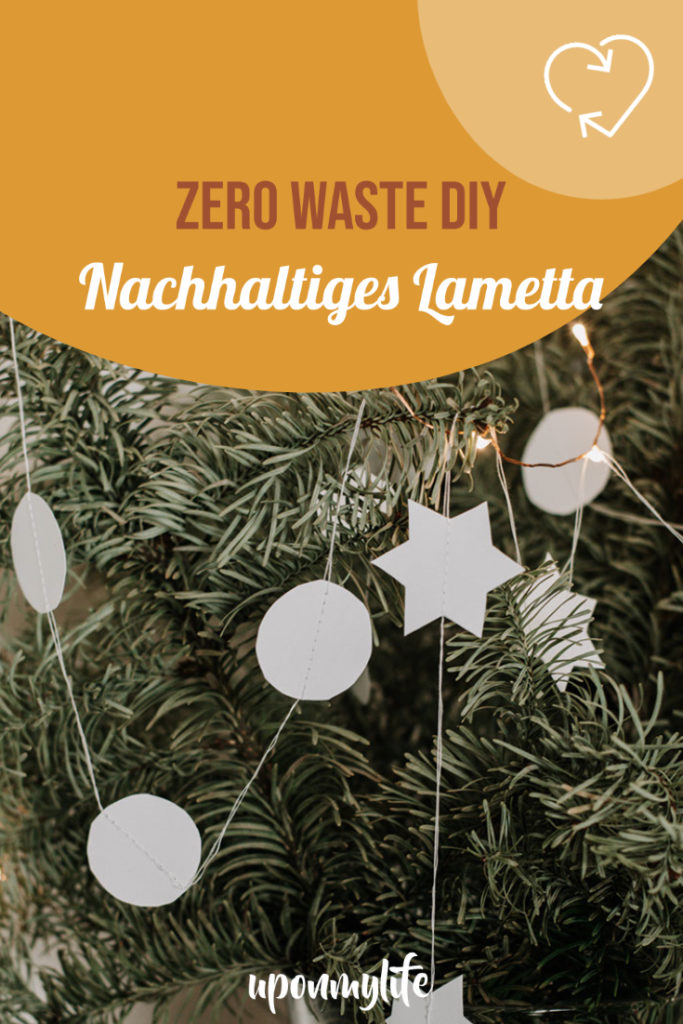 Kein Plastik am Weihnachtsbaum? Nachhaltiges Lametta einfach selber machen und Christbaum nachhaltig und ohne Müll schmücken