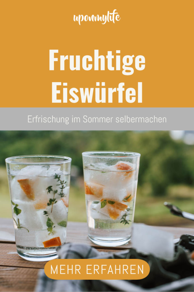 Infused Water und fruchtige Eiswürfel: Erfrischendes Rezept für den Sommer einfach abspeichern und Nachmachen. Jetzt entdecken!