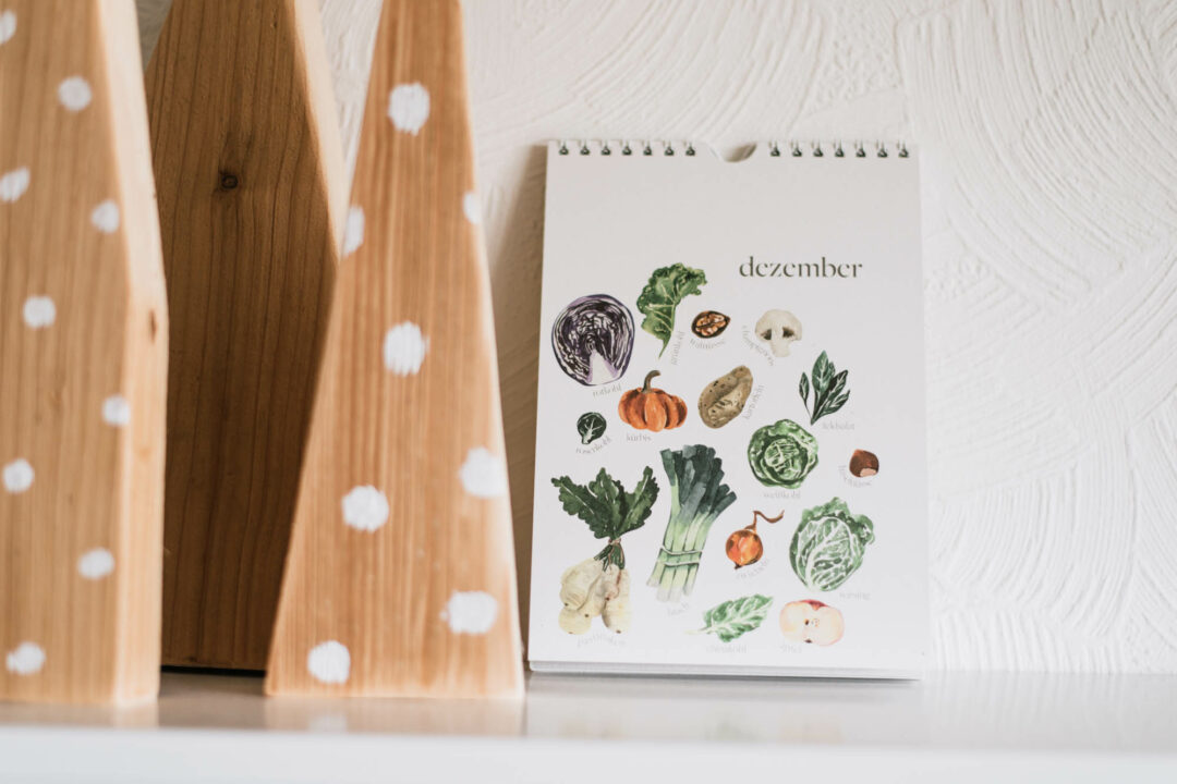 Dein Saisonkalender für das ganze Jahr: Obst, Gemüse und Nüsse lokal, saisonal und regional einkaufen, auch wenn wir kaum Zeit dafür haben