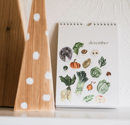 Dein Saisonkalender für das ganze Jahr: Obst, Gemüse und Nüsse lokal, saisonal und regional einkaufen, auch wenn wir kaum Zeit dafür haben