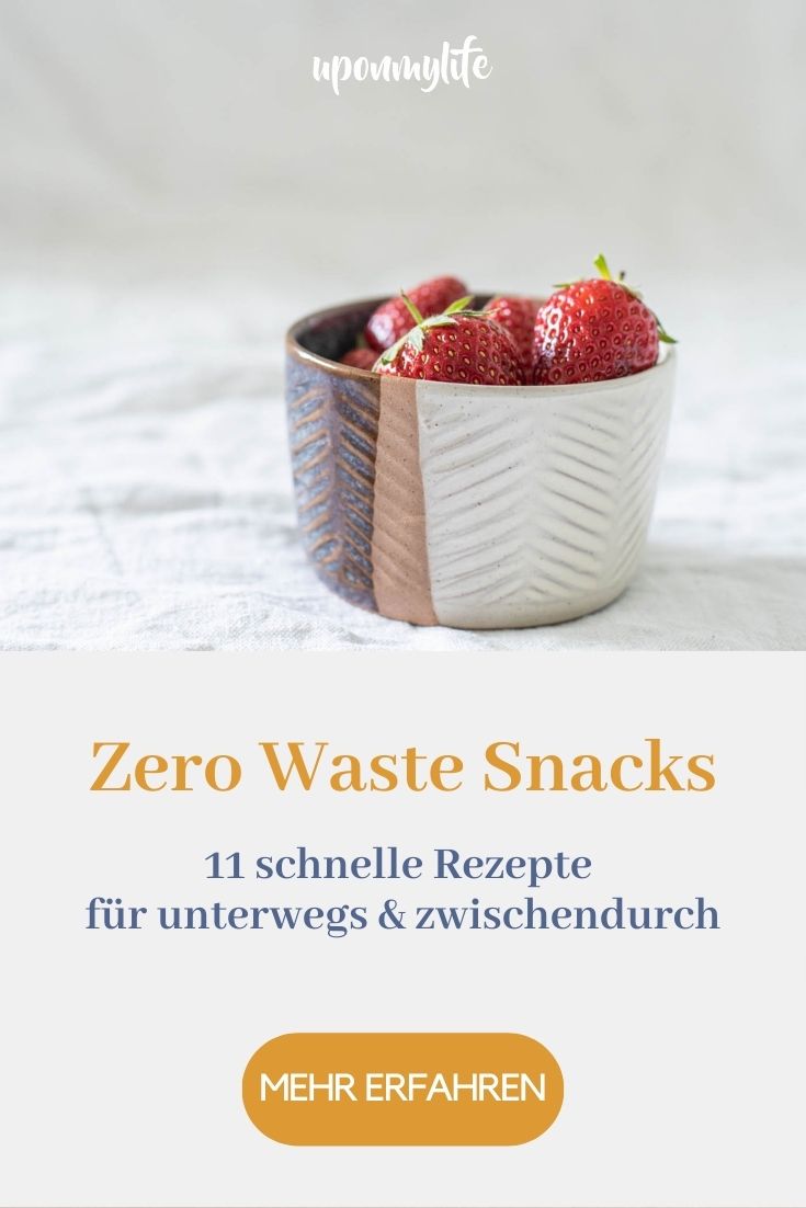 Leckere Rezept-Ideen für gesunde und nachhaltige Snacks ohne unnötigen Müll. Ideal für unterwegs und zwischendurch, komplett Zero Waste