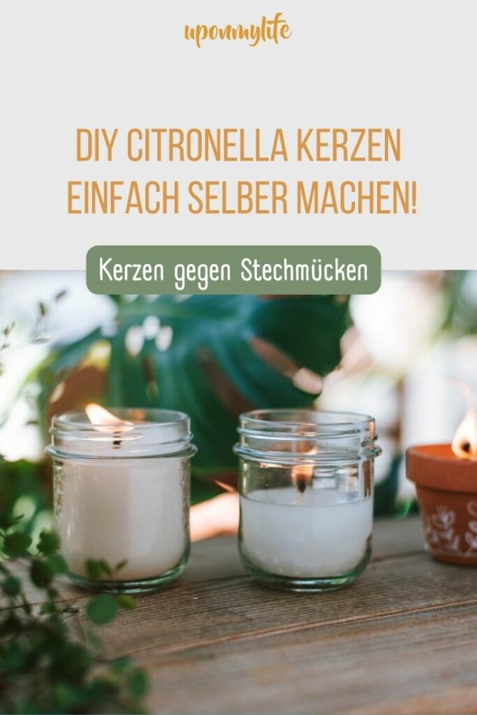 Citronella Kerzen Gegen Mücken Ganz Einfach Selber Machen 3833