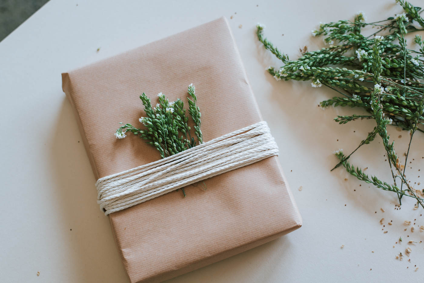DIY Geschenke herbstlich verpacken mit Hagebutten, Zweigen und Gräsern. Geburtstagskinder im Herbst überraschen. 3 schnelle DIY Ideen