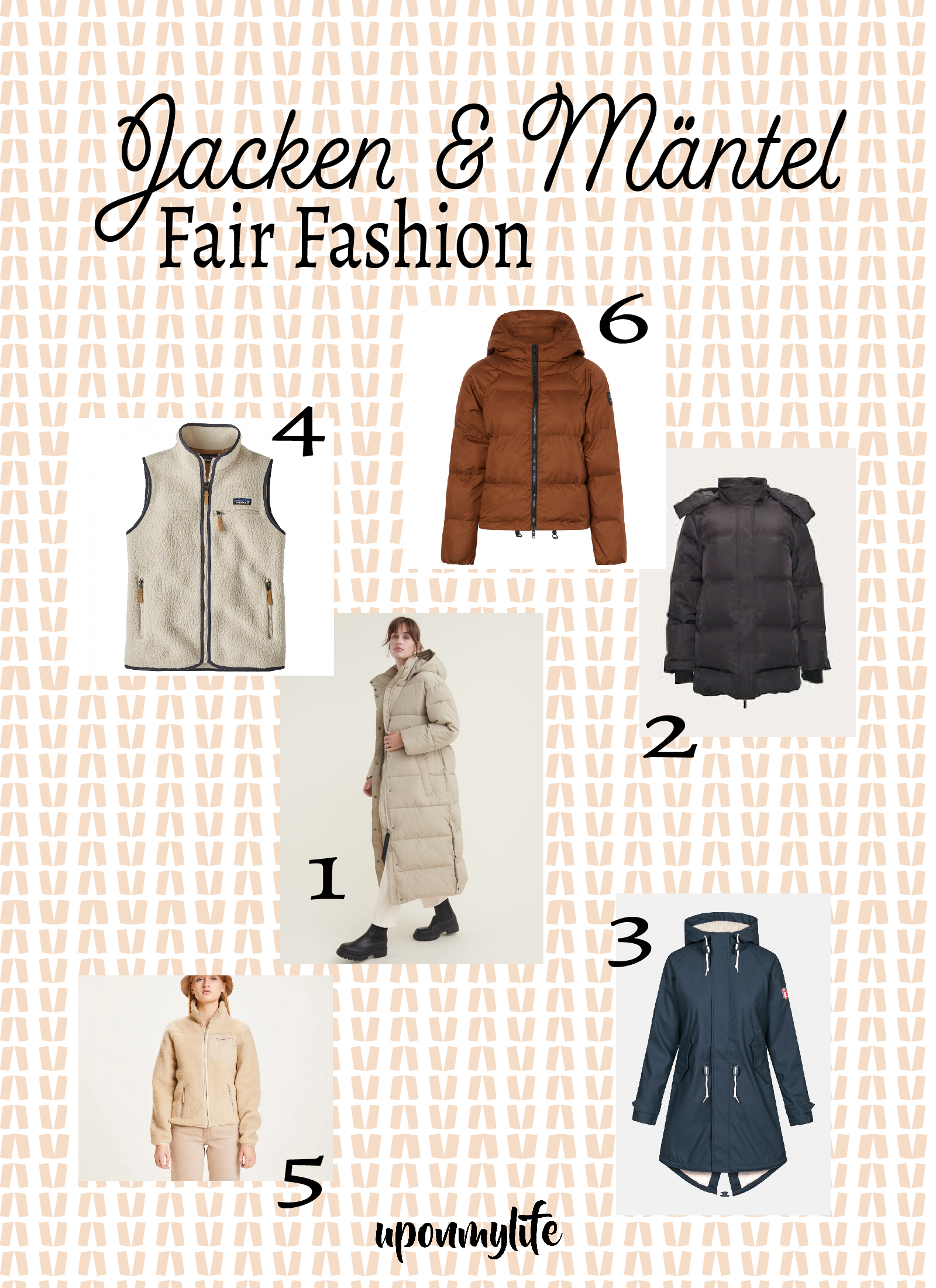 Herbst & Winter: Es wieder kühl und winterlich. 6 coole Fair Fashion Jacken und Mäntel habe ich euch zusammengestellt. Viel Spaß beim Stöbern.