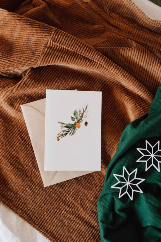 Weihnachtskartenset – 36 Recycelte Karten Mit Umschlägen, A6 Format, Umweltfreundlich & Stilvoll