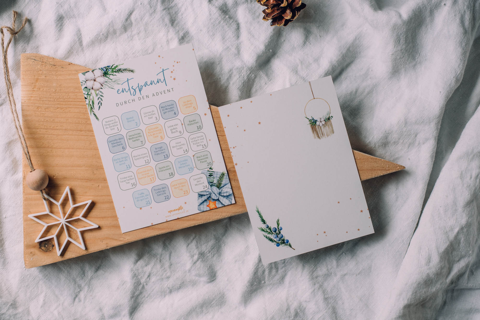 Postkarte Adventskalender Weihnachtskalender Postka Produktbild-Vorschau 9
