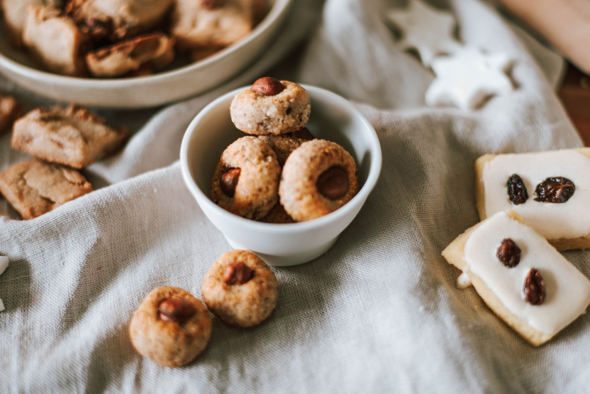 Betmännchen mit Haselnüssen: Weihnachtsplätzchen einfach selber machen