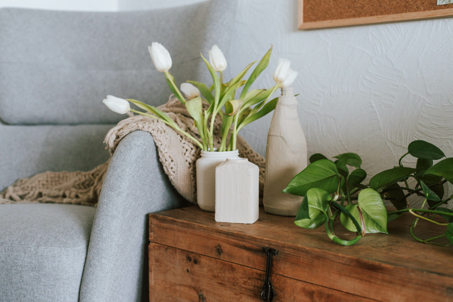 Upcycling Diy Vase Aus Alter Plastikflasche Uponmylife