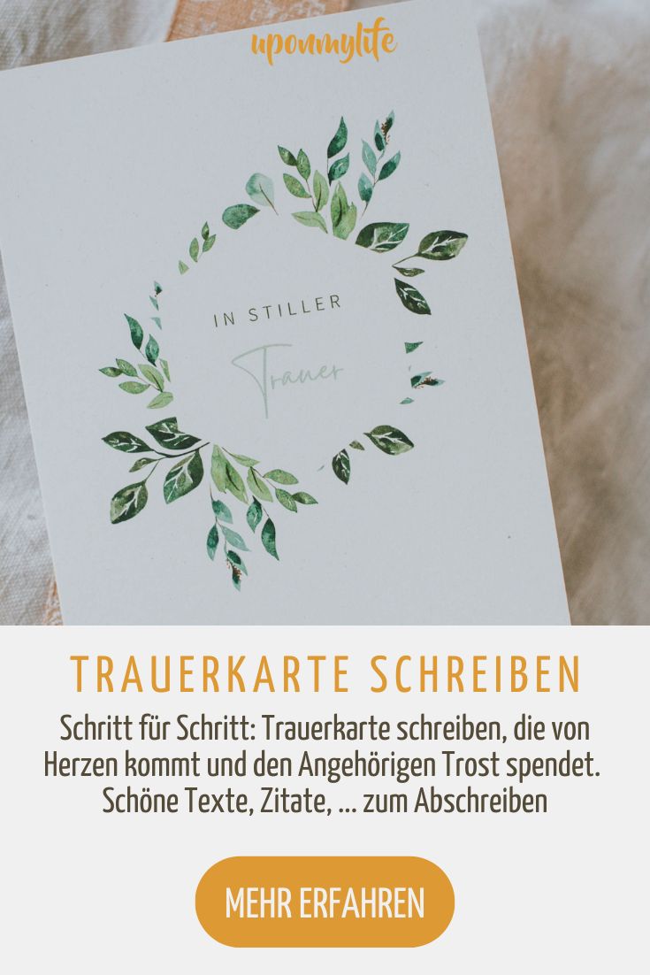 Trauerkarte Schreiben Fur Einen Jager