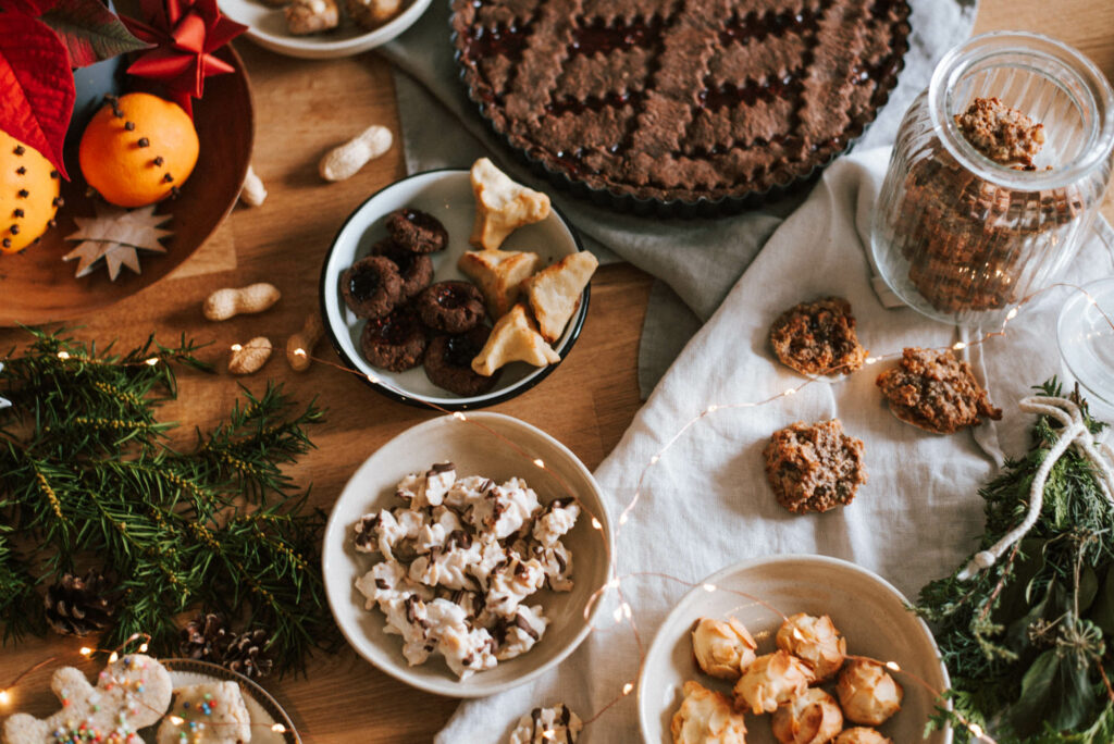 Mandel-Splitter: Weihnachtliches Rezept für leckere Plätzchen mit karamelisierten Mandeln. Einfach, schnell und gelingsicher für Anfänger!