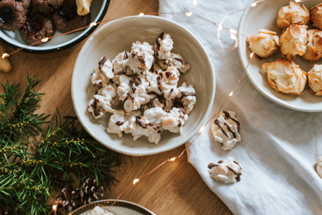 Mandel-Splitter: Weihnachtliches Rezept für leckere Plätzchen mit karamelisierten Mandeln. Einfach, schnell und gelingsicher für Anfänger!