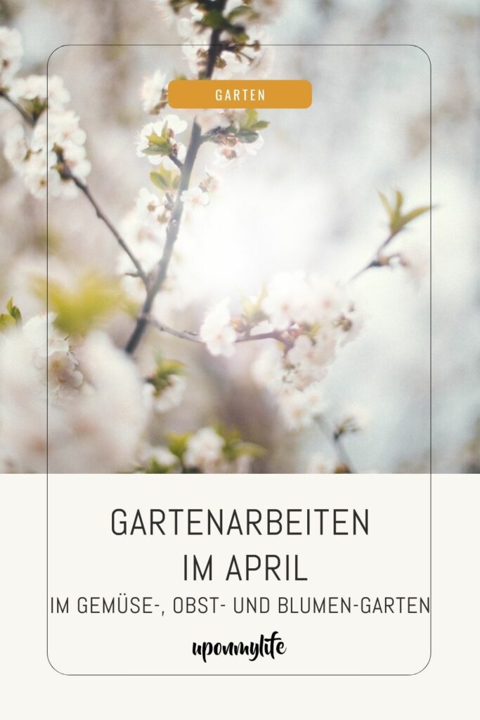Gartenarbeiten im April - welche Arbeiten fallen im Obst-, Blumen- und Gemüsegarten im Frühling an: Saatgut aussäen, Düngen, Pikieren uvm.