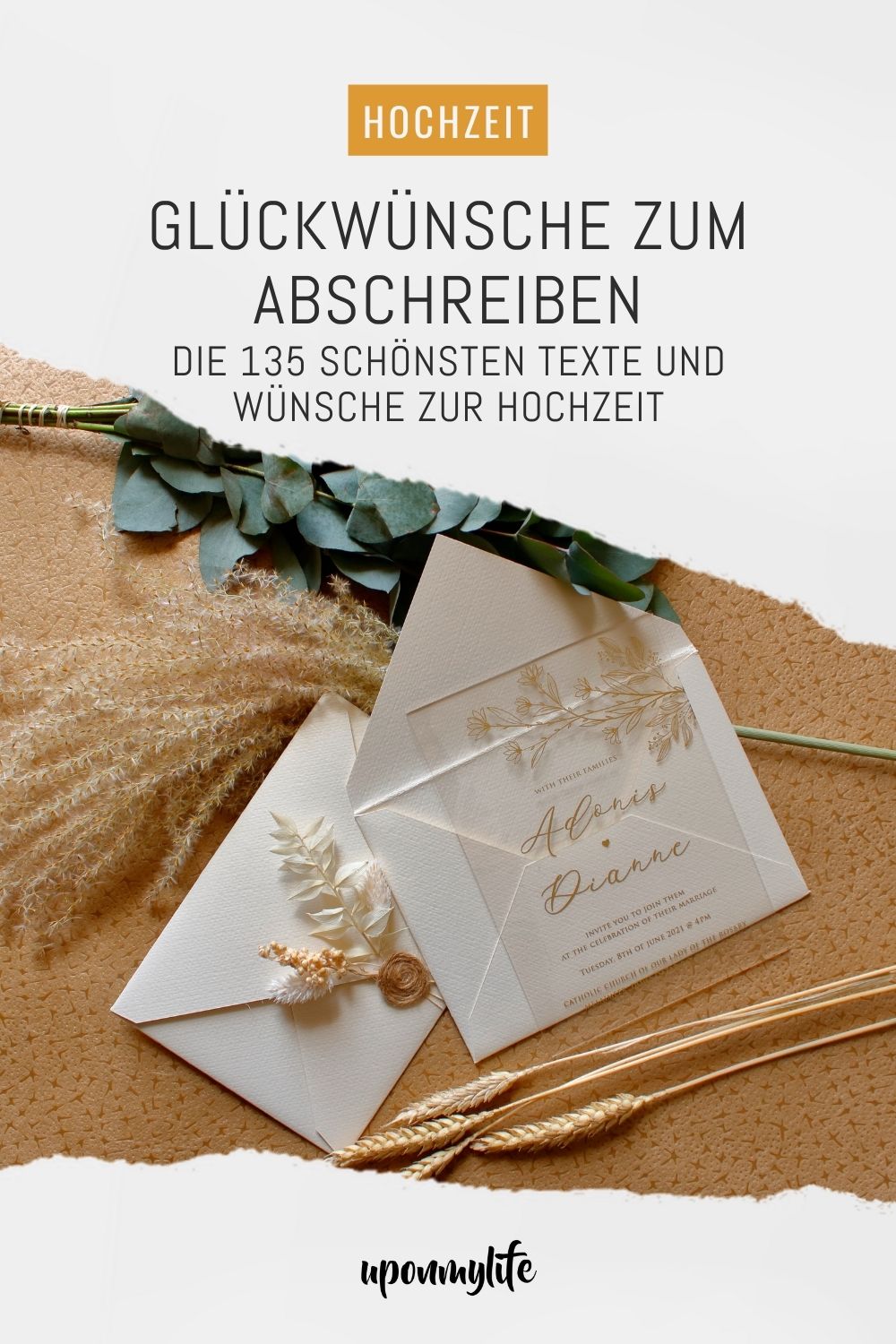 Glückwünsche zur Hochzeit: Die 135 schönsten Texte und Wünsche