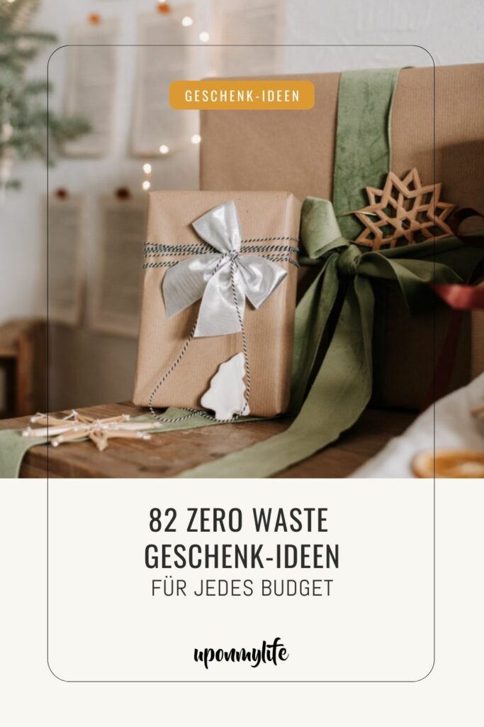 82 Zero Waste Geschenk-Ideen für jedes Budget, damit du jetzt schon mit der Planung für deine Weihnachtsgeschenke beginnen kannst. #geschenkidee #zerowaste #geschenke