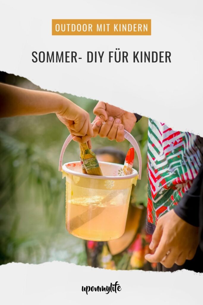 Einfache Bastelideen und Spiele für den Sommer – perfekt für Kleinkinder, kreative Nachmittage und heiße Tage.
