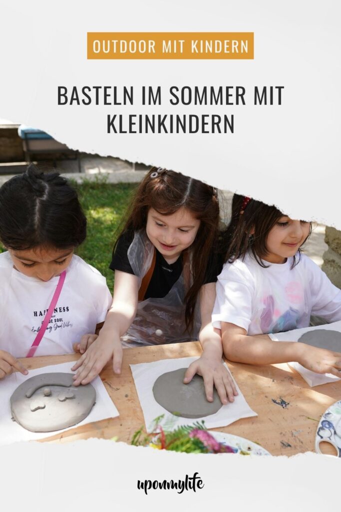 Einfache Bastelideen und Spiele für den Sommer – perfekt für Kleinkinder, kreative Nachmittage und heiße Tage.