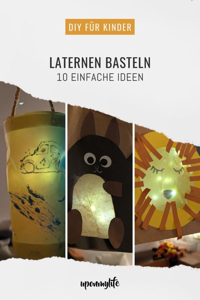Auf der Suche nach DIY Laternen-Ideen? Hier findest du 10 schöne Bastelideen für nachhaltige und einzigartige Laternen zum Laternenumzug