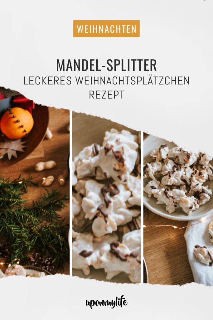 Mandel-Splitter: Weihnachtliches Rezept für leckere Plätzchen mit karamelisierten Mandeln. Einfach, schnell und gelingsicher für Anfänger!