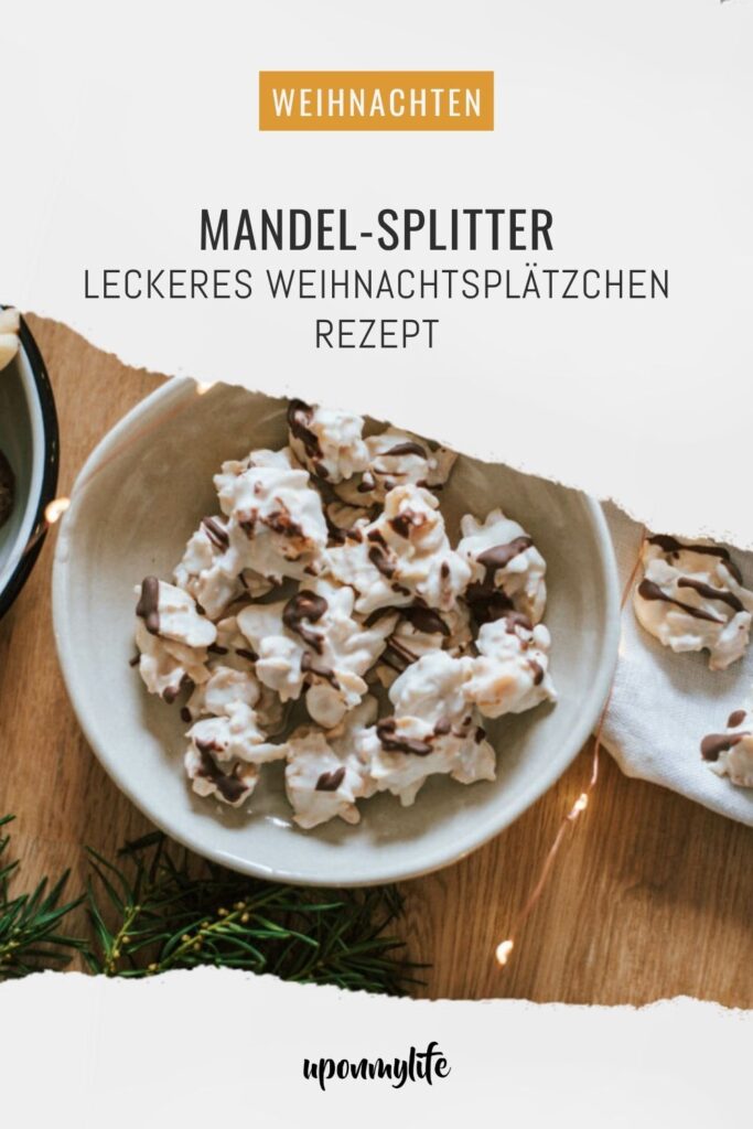 Mandel-Splitter: Weihnachtliches Rezept für leckere Plätzchen mit karamelisierten Mandeln. Einfach, schnell und gelingsicher für Anfänger!