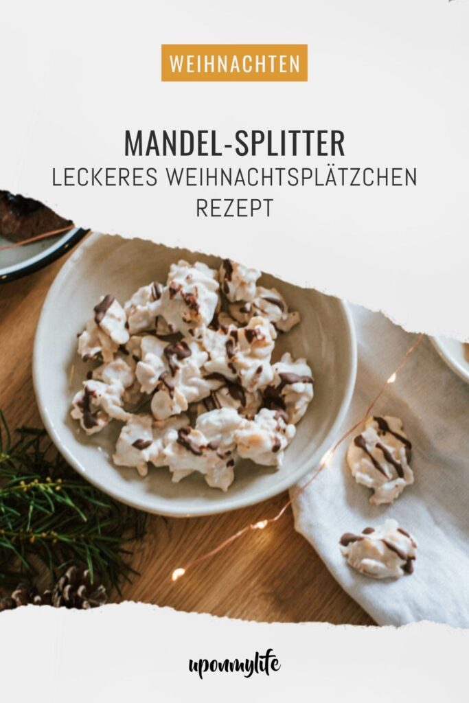 Mandel-Splitter: Weihnachtliches Rezept für leckere Plätzchen mit karamelisierten Mandeln. Einfach, schnell und gelingsicher für Anfänger!
