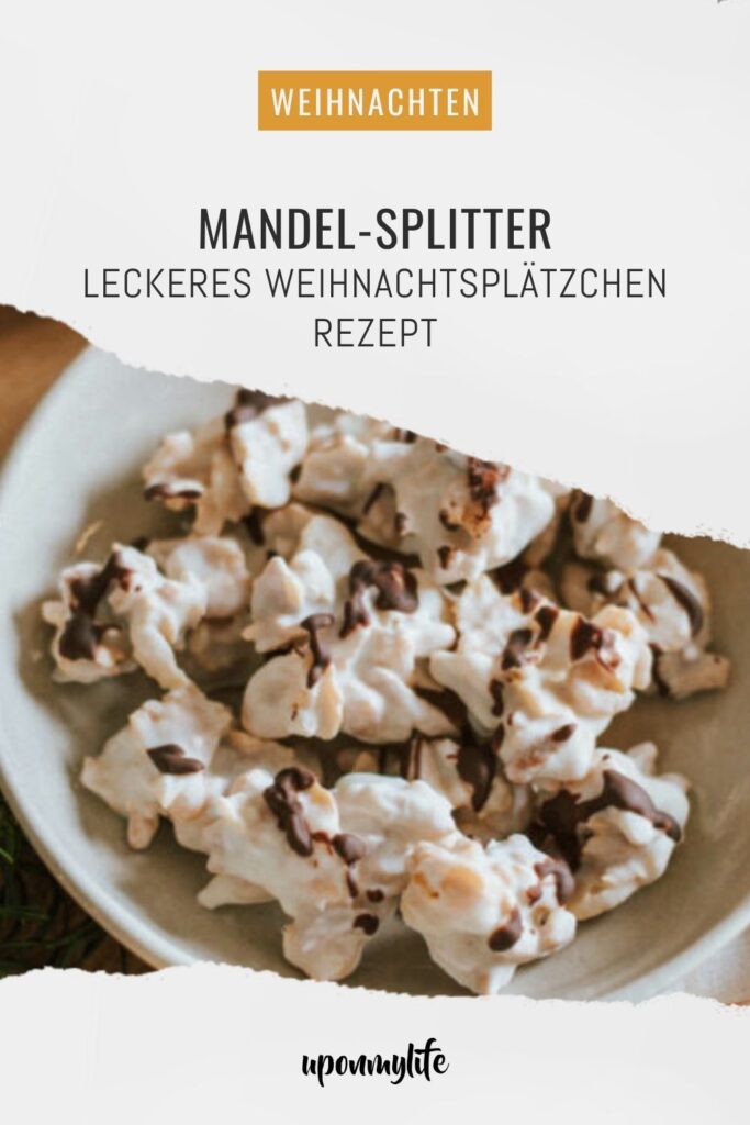 Mandel-Splitter: Weihnachtliches Rezept für leckere Plätzchen mit karamelisierten Mandeln. Einfach, schnell und gelingsicher für Anfänger!
